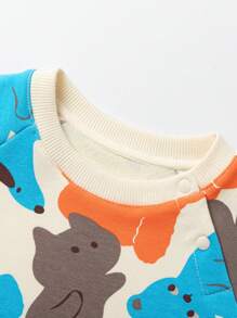 mini bala Kinder Sweatshirt aus weichem dehnbarem Material, 2025, süß und bequem, mit langen Ärmeln