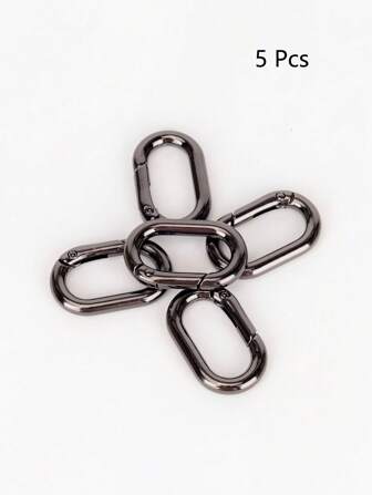 金属椭圆形弹簧扣可打开钥匙扣包包挂钩狗链扣配件