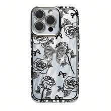 Funda para teléfono (1 unidad) Nueva funda para teléfono móvil con degradado de colores y tecnología IMD Laser, compatible con toda la serie 6/15/14/13/12/11 (13/14 Pro/15 Plus/16 Pro), con protector de lente, resistente a los golpes, diseño híbrido clásico. - Colores mixtos 1 - Ver 1