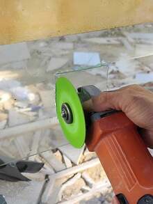 1 件 100 毫米玻璃切割盘金刚石锯片适用于角磨机 2 件切割盘，超宽金刚石砂，大理石，玻璃，瓷砖，倒角，修边，研磨，角磨机