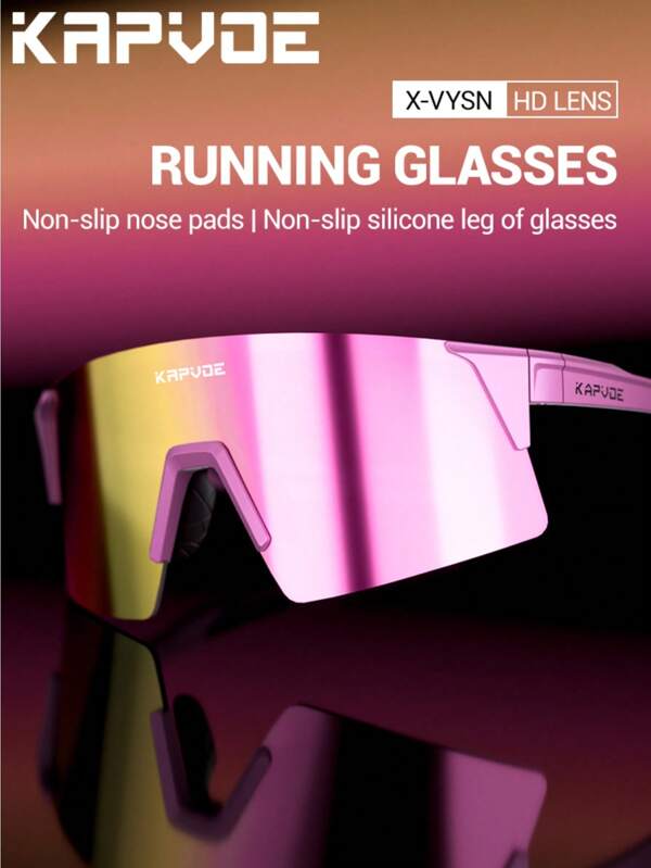 KAPVOE Lunettes de cyclisme pour femmes Kapvoe, lunettes de sport pour vélo de route, vélo de montagne, lunettes de cyclisme, lunettes de sport pour femmes 2025