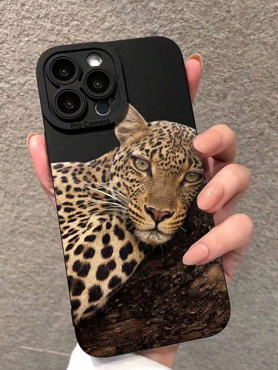 حافظة هاتف مثقوبة مستقيمة من Fierce Animals قطعة واحدة قابلة للتوافق مع IP 15 Pro Max، 14 Plus، 13 Pro ماكس، 12، 11، 7G، 7.P، IX، XR،XS Max - متعدد الألوان - مشاهدة 1