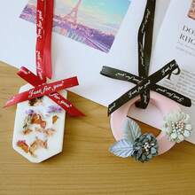 硅胶蜡香囊模具香薰空气清新剂适用于汽车壁橱浴室钥匙扣环氧铸造DIY手工艺品吊坠工艺品 - 灰色 - 查看 9