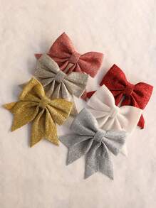 1 pièce Décoration de Noël, Ornement de Nœud Pailleté, Grand Nœud pour Sapin de Noël, Décoration de Fête Maison Décorations de Noël Décoration de Pièce Hiver