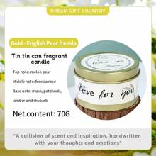 1/2/3/4pcs Citronella Candles Made From Natural Citronella Oil And Soy Wax, 70g Each, 8-Hour Burn Time, Outdoor And Indoor Citronella Scented Candle Gifts. Suitable For Home Decor, Summer Holidays, Aromatherapy, Stress Relief, Meditation, Yoga, Relaxation And Sleep Aids, Reusable Jars For Men And Women