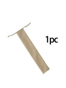 1pc Velvet Hand Fan Pouch With Drawstring - Protective Long Fabric Sleeve Storage Bag For Rave Folding Hand Fans, Portable Fan Protector Gift Bag, Gift Wrap Storage,The Best Gift For Friends And Classmates