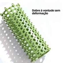 Kit Of 6 Modular Rubber Mats With Non-Slip Surface For Bathroom Shower - 白色 - 查看 3