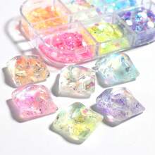 6 Palace Glitter Nail Art, Ins Luminous Glitter Laser Powder DIY Handmade Material Glitter, Glitter Is Worth Buying - 20 - 查看 5