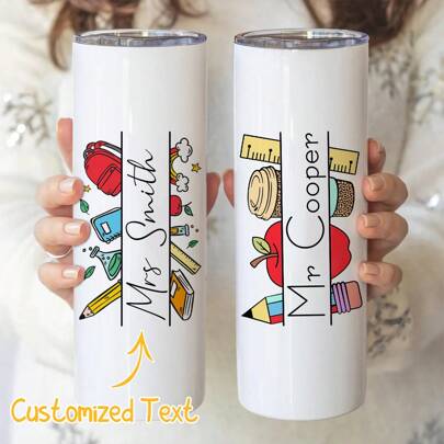 Teacher Tumbler, Custom Teacher Tumbler With Handle Gift For Teacher Appreciation Gift Teacher Thank You Teacher Travel Mug Teacher Cup Teacher Tumbler, Custom Teacher Cup, Teacher Tumbler, Teacher Travel Mug, Teacher Name Tumbler, Teacher Appreciation, Teacher Thank You, Teacher Gifts, Teacher Tumblers, Back To School Cup, Personalized Teacher, Cute Teacher Cup