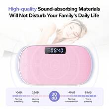 MERACH Vibration Plate Exercise Machine, Whole Body Workout Fitness Platform With Motor Speed Control, Adjustable Settings For Home Training And Shaping - 查看 5