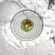 3/1pc Kitchen Sink Strainers | Hair & Food Catcher, Essential Drain Protection Baskets In Light Green & Blue, Durable Plastic Mesh For Home Use - Multicolor - View 4