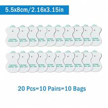 Self-Adhesive Electrode Pads, High Quality Reusable Electrode Pads, EMS Massage Pad Replacement Parts, Suitable For TENS Pulse Digital Massager, 3.5mm Connector Muscle Stimulator - Multicolor - View 27