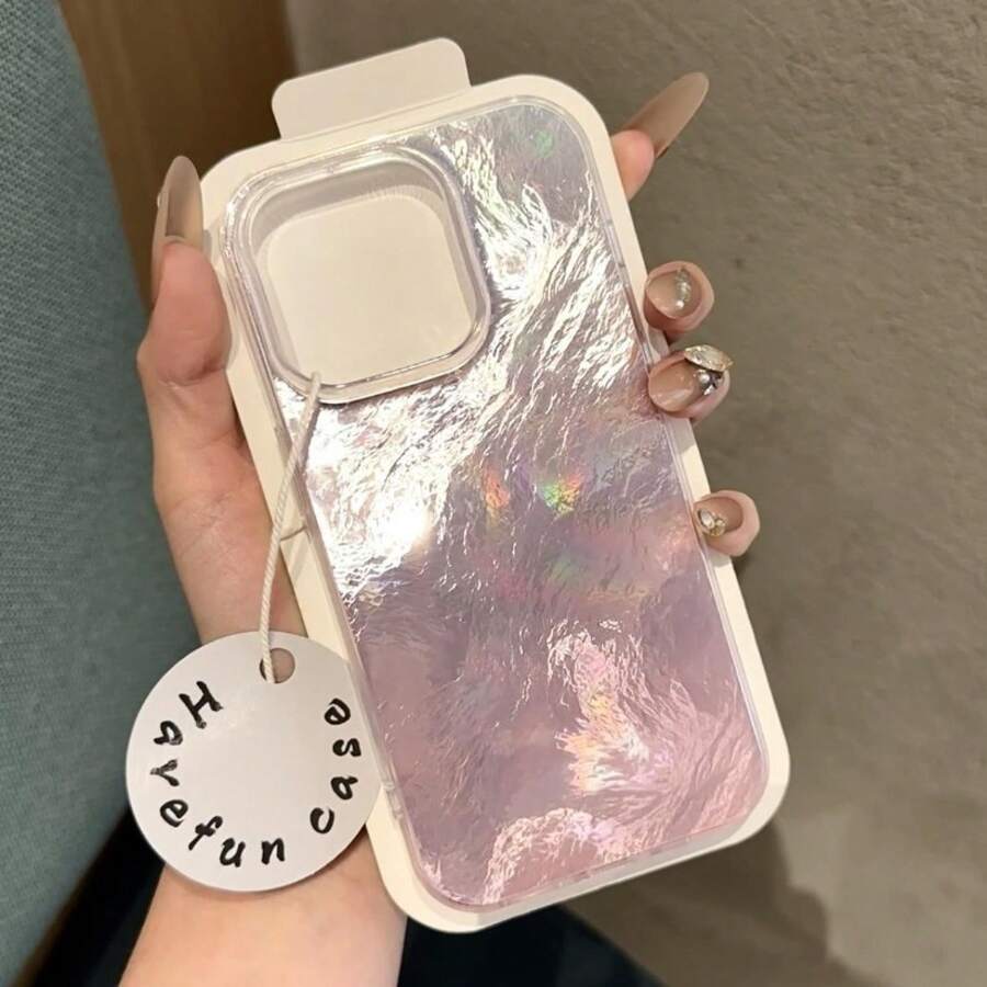 Funda de alta gama con diseño de glaciar. Compatible con phone 14/15, 11, 12, 12 Pro, 13, 13 Pro, 14, 14 Pro, 14 Plus y 15. 15 Pro, 15 Plus, 15 Pro, 16, 16 Pro, 16 Plus, 16 Pro - Rosa Pálido - Ver 1