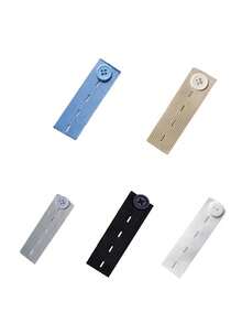 Elastic Waist Belt Extender, Unisex Seamless Waist Belt Extender, Adjustable Waist Belt Buckle, Elastic Waistband Extender, Suitable For Daily Wear, Outdoor Activities, Travel, Students, Pregnant Women And Office Workers - Multicolor - View 17