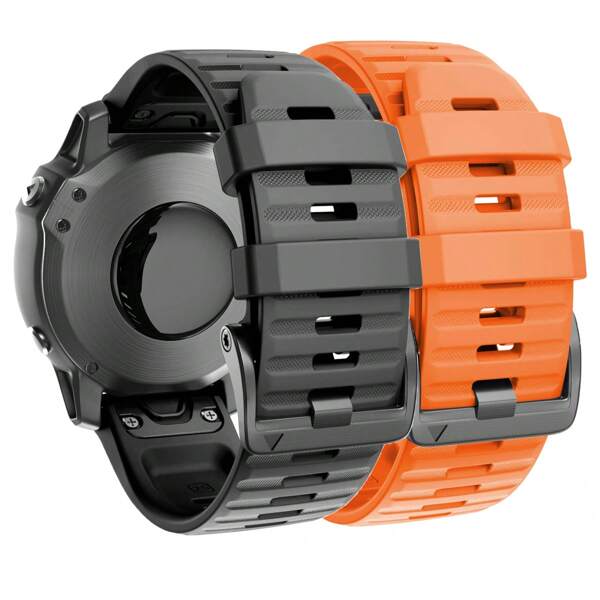 22مم متوافق مع Garmin Fenix8 AMOLED 47 مم / Fenix E / Fenix 6 Pro / 6 / 7 / 7 برو / 5 / 5 بلس ساعة ، سوار سيليكون ناعم ل- Forerunner 965/955/945/Approach S70 47 مم/S62/S60/Quatix 7 ساعة ذكية ، 26 مم سوار ساعة متوافق مع Garmin Fenix 7X / Fenix 6X / Fenix 5X / Fenix 8 51 مم / Tactix Delta ، أشرطة استبدال سيليكون ناعمة Quickfit ل- Fenix 3/3 HR ، Fenix 5X Plus/6X برو/Descent MK1/Enduro