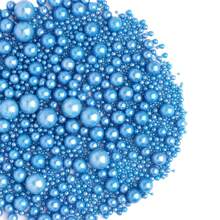 حبيبات لؤلؤية ذهبية سكرية للتزيين على الكيك - كرات سكرية لتزيين الكب كيك والآيس كريم وتزيين الكيك