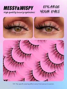 Ouye3, 9 pares de pestañas postizas con gran capacidad, rizo grueso, autoinjerto, tallo natural y duro, pestañas postizas