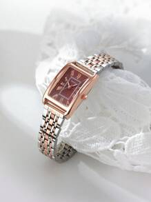 1pc Women's Casual Versatile Fashion Quartz Watch, Suitable For Daily Wear