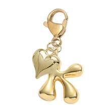 Bubble Letters Cute Necklace Pendant Bag Pendant-Lucky Crystal Pendant Paired With A Golden Heart Pendant, Alphabet Letters A-Z, Shiny Alloy Bag And Backpack Pendant-Perfect Gift For Birthdays And Special Occasions, Key Chain Ring Bag Backpack Pendant Car Pendant Gift For Ladies And Girls, Wallet And Handbag Accessories.Accessories Small Gifts For Women On Birthdays, Valentine's Day, Mother's Day - Multicolor - View 16