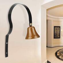 Yosoo Campana para Comerciantes, Campana para Apertura de Puerta Timbre para Comerciantes de Metal Montado en la Pared Antiguo Timbre para Comerciantes Timbre para Puerta Timbre - 1 - Ver 4