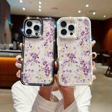 Funda para teléfono 1PC Teléfono Bling de doble cara, parte trasera dura suave a prueba de golpes, multicapa, TPU+PC, compatible 16/15/14/13/12/11 Pro/Plus - Negro - Ver 4