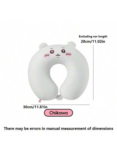 Chiikawa Usagi Hachiware Series Shaped Kussen Com Tafel Memory Foam Nap Schattige Cartoon Office Travel Neck Support view 9