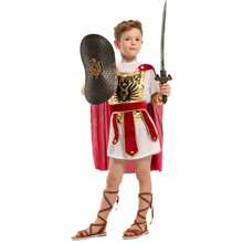 Disfraz de guerrero romano para niños, set de disfraz de gladiador unisex para Halloween - Multicolor - Ver 5