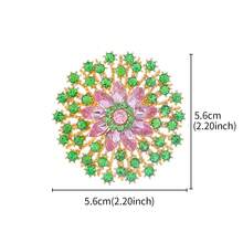 1 件复古优雅花环和十字架设计胸针，精致时尚配饰，适合女士服装、外套、夹克 - 适合作为礼物礼服配饰别针用于衣服包饰背包用于学校办公室配饰衬衫珠宝万圣节衣服别针有趣可爱的教师礼物服装配饰包饰 - 彩色 - 查看 20