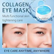 60 片装 XIOIMY 胶原蛋白和视黄醇眼膜，深层保湿、紧致和亮白，适合所有肤质，低过敏性