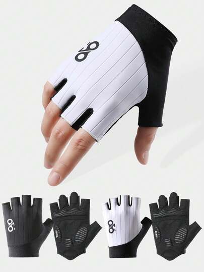 AOLIKES 1pc Summer Bicycle Gloves Half Finger MTB Cycling Gloves For Men SBR Padded Anti-Slip Shock-Absorbing Biking Bike Accessories