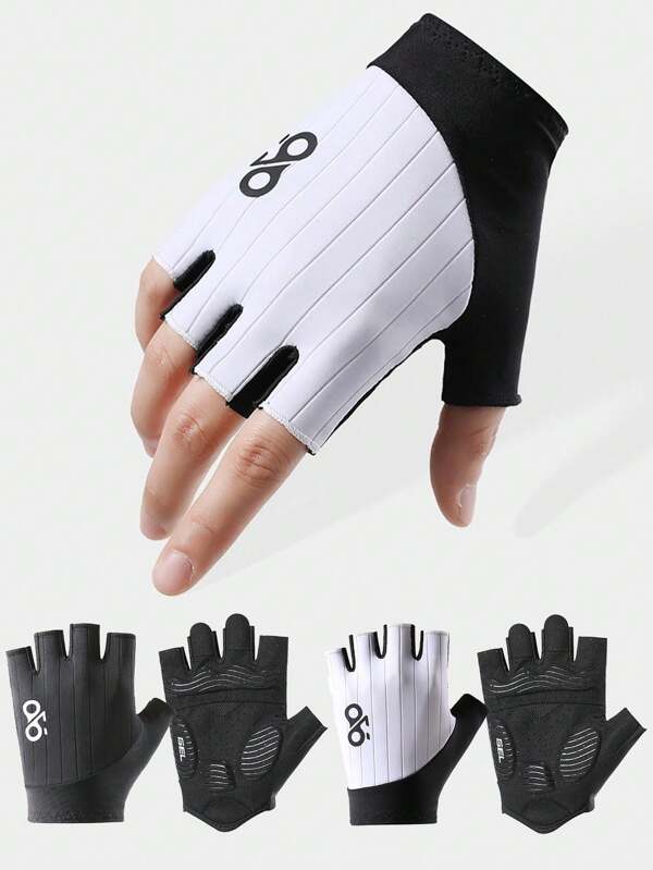 AOLIKES 1pc Summer Bicycle Gloves Half Finger MTB Cycling Gloves For Men SBR Padded Anti-Slip Shock-Absorbing Biking Bike Accessories