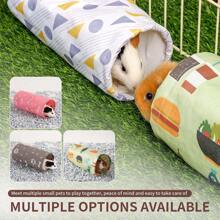 ITANDME Hamster Unterschlupf Hamster Tunnel, tragbarer Meerschweinchen Unterschlupf Meerschweinchen Tunnel, einfach zu reinigen und leicht, Meerschweinchen Spielzeug im Käfig, Rattentunnel zum Spielen und Ausruhen, Hamster Spielzeug für Hamster, Ratte, Meerschweinchen