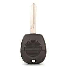 Jingyuqin 2 botões controle remoto capa de chave para Nissan Micra Almera Primera X-Trail lâmina sem corte capa de chave de carro - Multicolorido - Ver 5