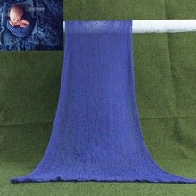 1 件新生儿摄影道具婴儿弹力包巾新生儿包巾长款波纹包巾用于摄影 DIY 新生儿照片毯婴儿洗澡复活节礼物适合女孩/男孩 - 彩色 - 查看 30