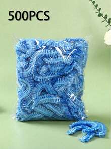 500/300/100pcs Disposable Shower Cap, Plastic Transparent Hair Cap Ladies Waterproof Shower Cap, Hotel Travel Essential Accessories Deep Conditioning Hair Care Cleaning Supplies, Reusable, Women's Plastic Shower Caps Large Shower Caps Elastic Hair Caps Home Hotel Spas And Hair Salons, Household Elastic Waterproof Hair Cover, Hair Dye And Oil Film Hair Care Products, Bath Accessories - Multicolor - View 22