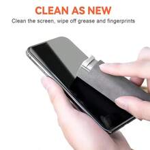 2-In-1 Screen Cleaner Kit For Phone/Laptop/Tablet/TV/Monitor/Car Screens Spray And Wipe Cleaning Tools(No Liquid)