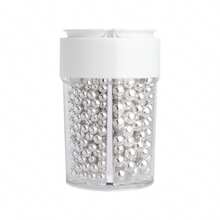 Sprinkles For Cake Decorating, White Pearl Sprinkles 4 Sizes Mix For Cake Cupcake Cookie Baking Donuts Ice Cream Toppings