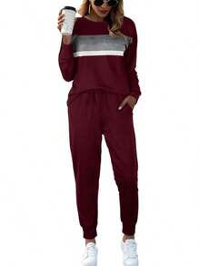 Lounge Sets For Women Two Piece Travel Outfits Sweatsuits 2 Piece Fashion 2025 Pajamas Fall Clothes For Women Halloween Christmas New Year