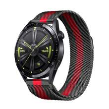 Pulseira de Alça Milanese de 22 mm Compatível com Samsung Galaxy Watch 6/5/4 44mm/40mm, Samsung Galaxy Watch 3, Amazfit, GT 2/3/4 46mm/2e