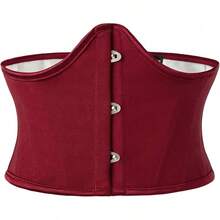 Corset Belt For Women Vintage Wide Waist Fasion Bustier Corset - 紅色 - 查看 1