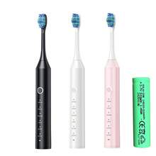 Smart Fully Automatic Electric Toothbrush For Adults, Soft Bristles, 6 Vibration Frequencies, Cleaning Modes, USB Rechargeable, Deep Clean Teeth And Gums - Multicolor - View 12
