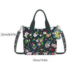 Official Licensed Tokidoki Tote Bag For Women Designer Satchel Handbags Top-Handle Purses With Strap Tokidoki Crossbody Bag Shoulder Bag Messenger Bag For Trave Work - 黑色 - 查看 2