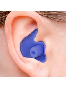 3 Pairs Silicone Ear Plugs, Suitable For Swimming, Bathing And Water Sports, Reusable And Comfortable, Waterproof Soft Silicone Ear Plugs, Valentine's Day Christmas Birthday Gift - one-size - View 1