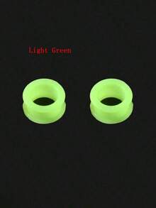 2 szt. elastycznych silikonowych tuneli do uszu, zatyczek do uszu, kolczyków ekspanderów do rozszerzania uszu, biżuterii do ciała 3-20 mm