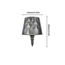 1個極簡 LED 葡萄酒瓶桌燈，矽膠無線觸控充電小夜燈，無級調光，3色可調光，便攜氛圍燈，適用於臥室、客廳、餐廳、露營 - 彩色 - 查看 14