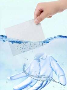 100片/50片洗衣片洗衣纸防沾色衣物片防串色吸水洗涤家居用品 - 彩色 - 查看 4