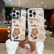 Funda para teléfono 1PC Teléfono Bling de Doble Cara, Parte Trasera Dura Suave a Prueba de Golpes, Multicapa, TPU + PC, Compatible con 16/15/14/13/12/11 Pro/Plus - Blanco - Ver 2