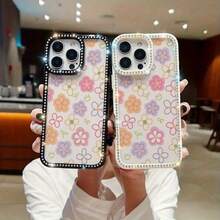 Funda para teléfono 1PC Teléfono Bling de Doble Cara, Parte Trasera Dura Suave a Prueba de Golpes, Multicapa, TPU + PC, Compatible con 16/15/14/13/12/11 Pro/Plus - transparente - Ver 7