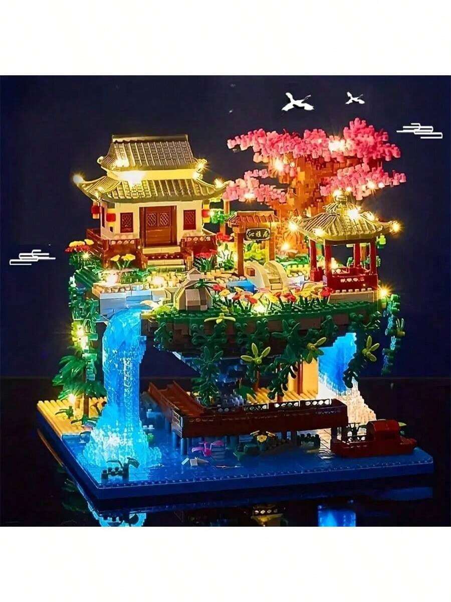 2180 件+微粒积木 - 桃子池主题 - 高难度 - 成人的完美礼物 - 非常适合圣诞节、万圣节和感恩节万圣节圣诞礼物 - 彩色 - 查看 1