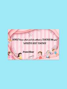 Customized Rectangular Stickers, Personalized Customization, Back-To-School Stickers, Teacher/Classmate Gift Stickers, Gift Packaging Stickers, Water Bottle Stickers, Teaching Supplies Labels - Multicolor - View 15